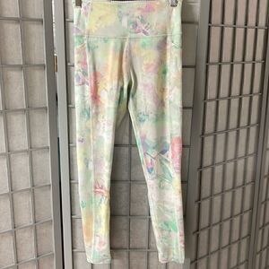 Victoria’s Secret Flower Floral Leggings, Size 4